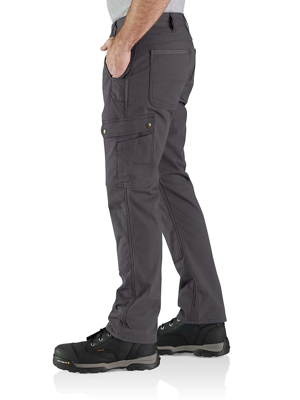 105491&#x20;Work&#x20;Trousers&#x20;Cargo&#x20;Ripstop&#x20;Fleece&#x20;Lined&#x20;Carhartt&#x20;-&#x20;Shadow&#x20;-&#x20;W32&#x2F;L32