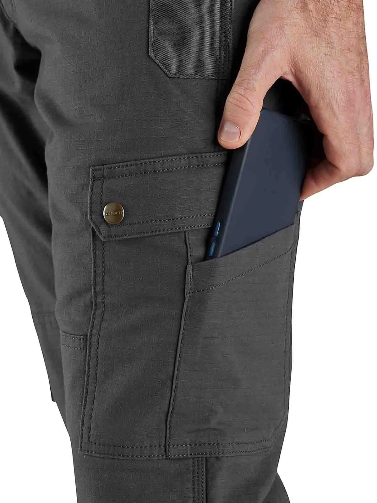 105491&#x20;Work&#x20;Trousers&#x20;Cargo&#x20;Ripstop&#x20;Fleece&#x20;Lined&#x20;Carhartt&#x20;-&#x20;Shadow&#x20;-&#x20;W32&#x2F;L32