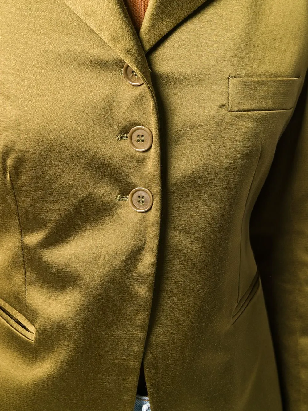 1980s Romeo Gigli Olive Blazer