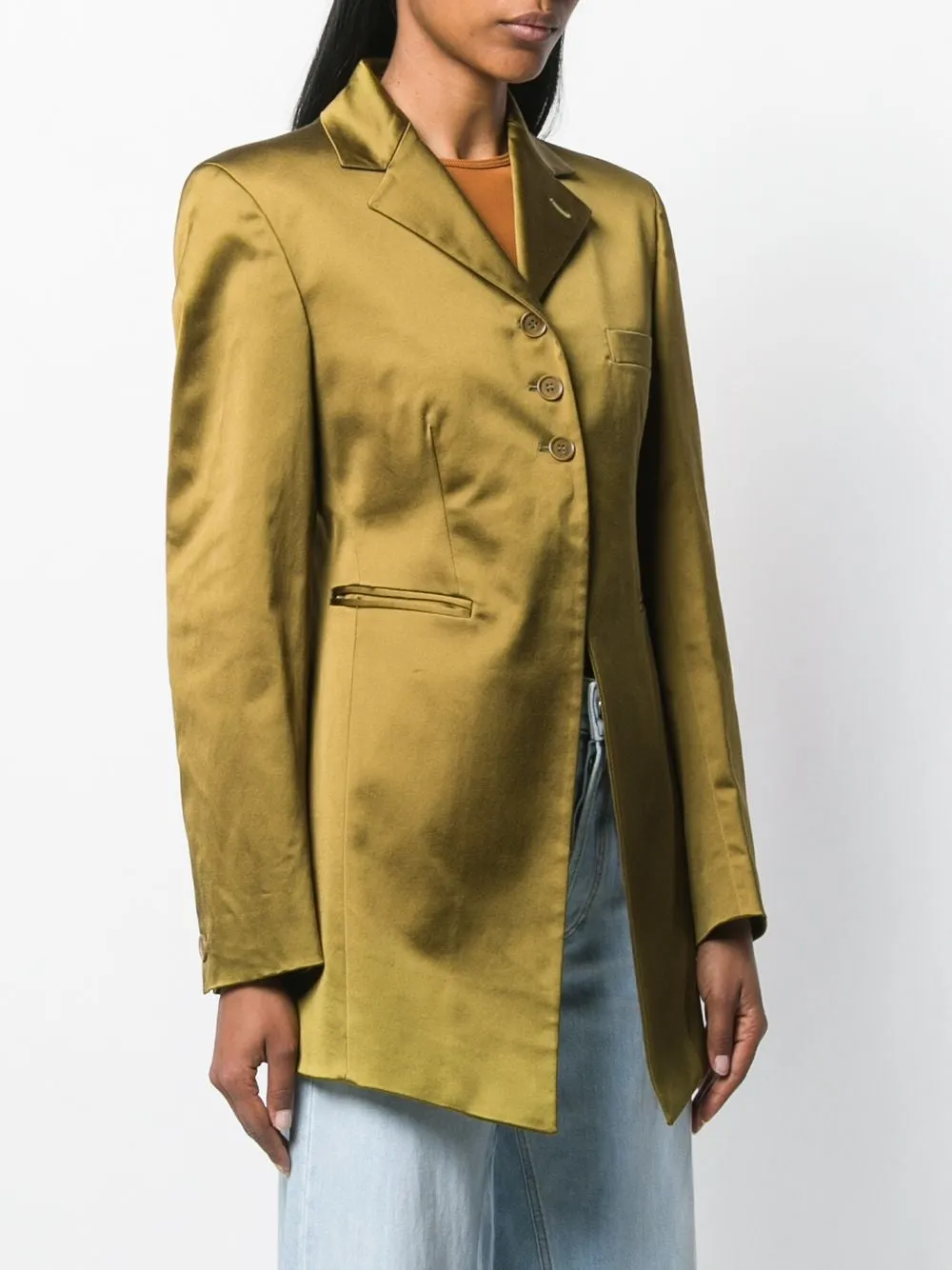 1980s Romeo Gigli Olive Blazer