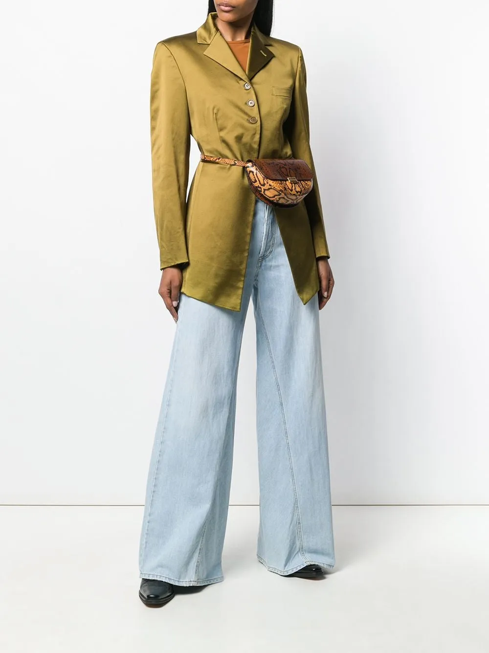 1980s Romeo Gigli Olive Blazer