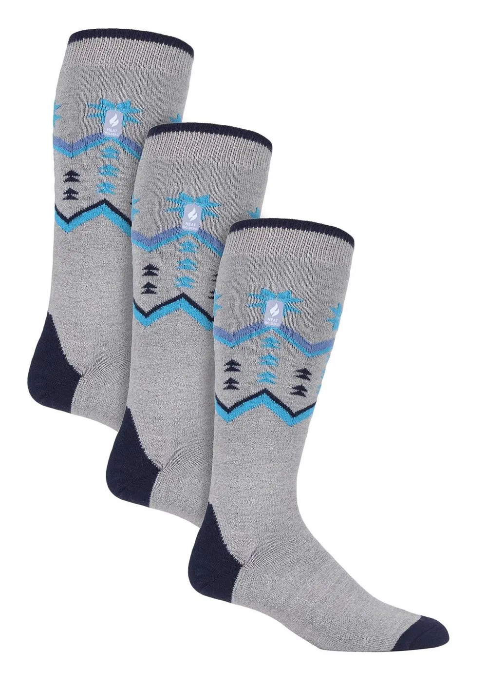 3 PACK MENS HEAT HOLDERS ULTRA LITE SKI SOCKS