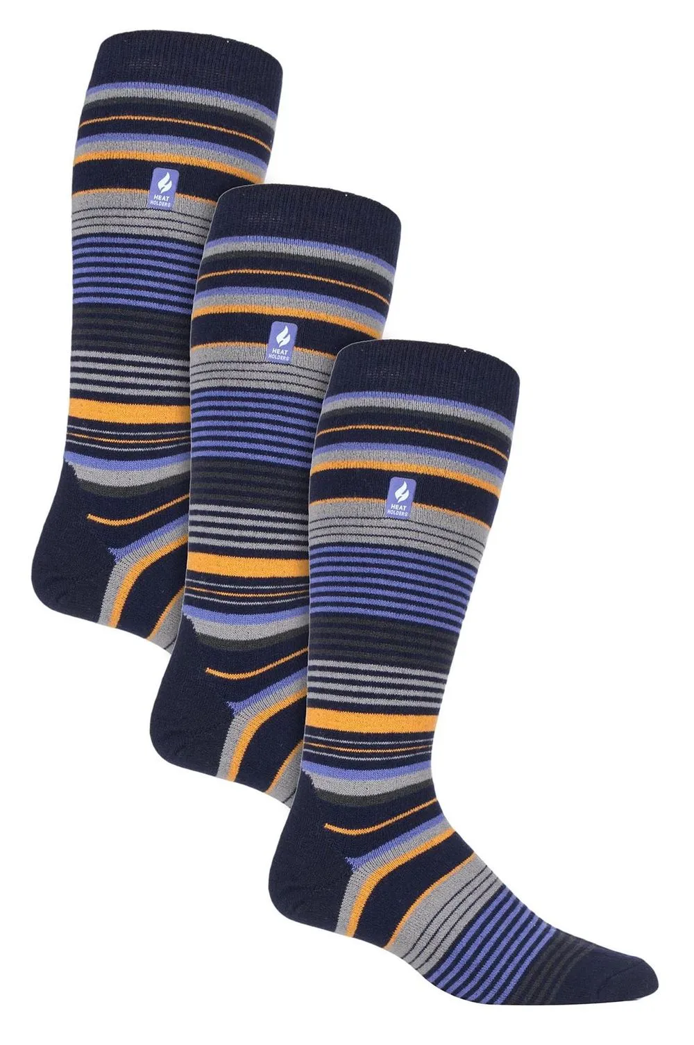 3 PACK MENS HEAT HOLDERS ULTRA LITE SKI SOCKS