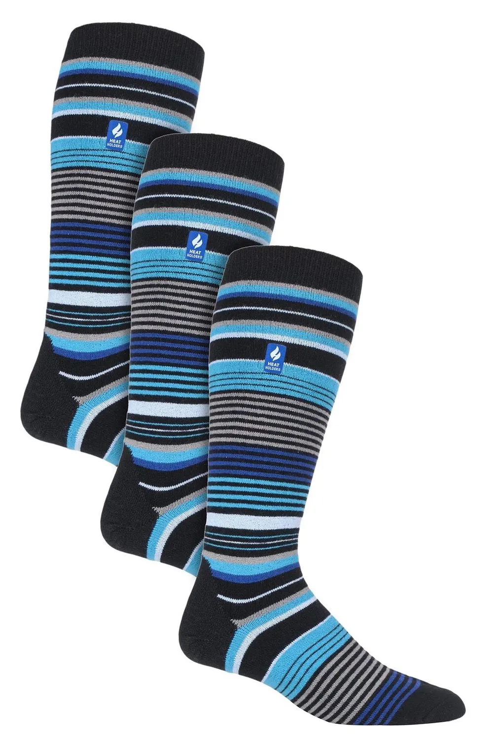 3 PACK MENS HEAT HOLDERS ULTRA LITE SKI SOCKS