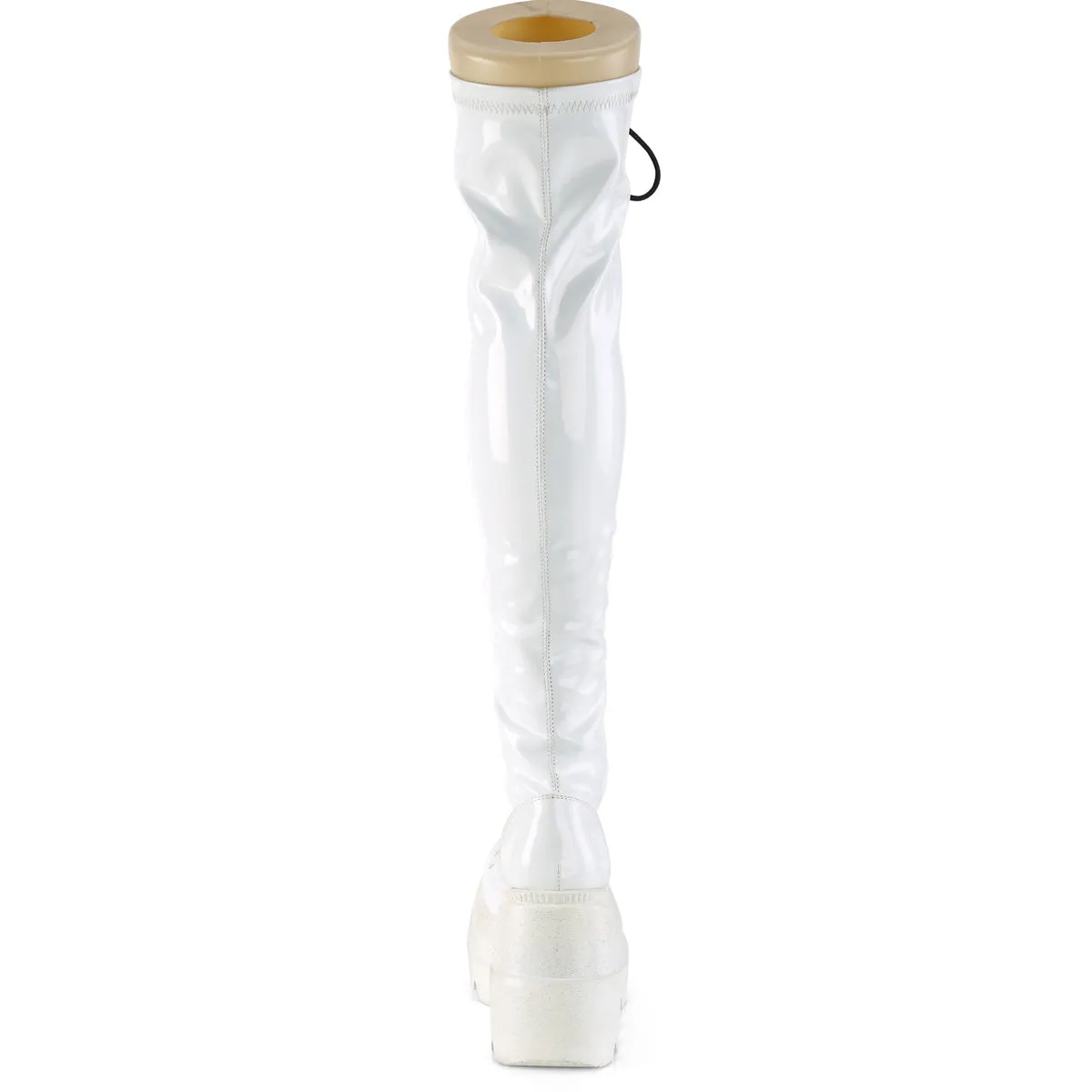 4 Inch Wedge Platform SHAKER-374 White