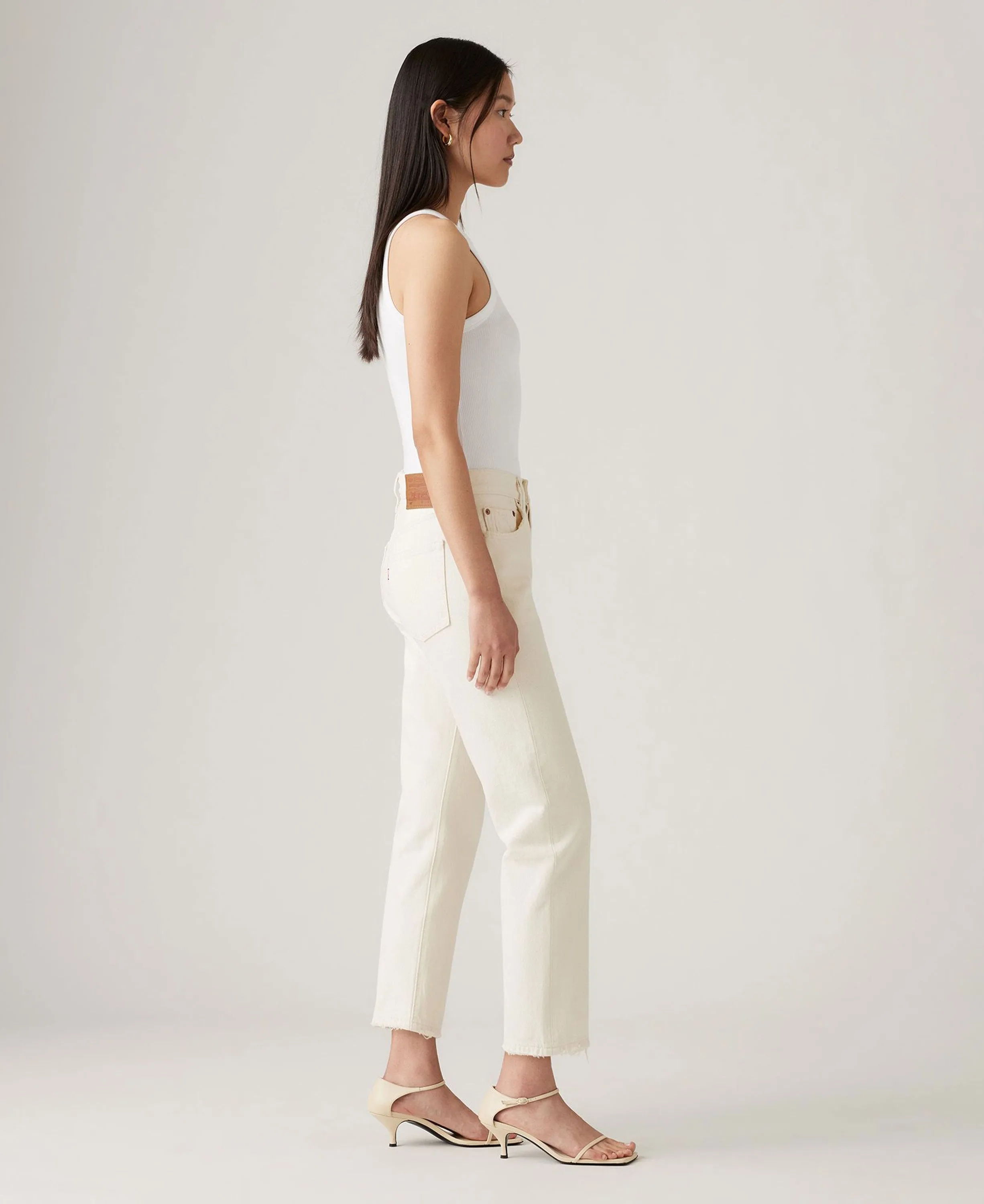 501® Crop - Ecru Booper No Damage Whites