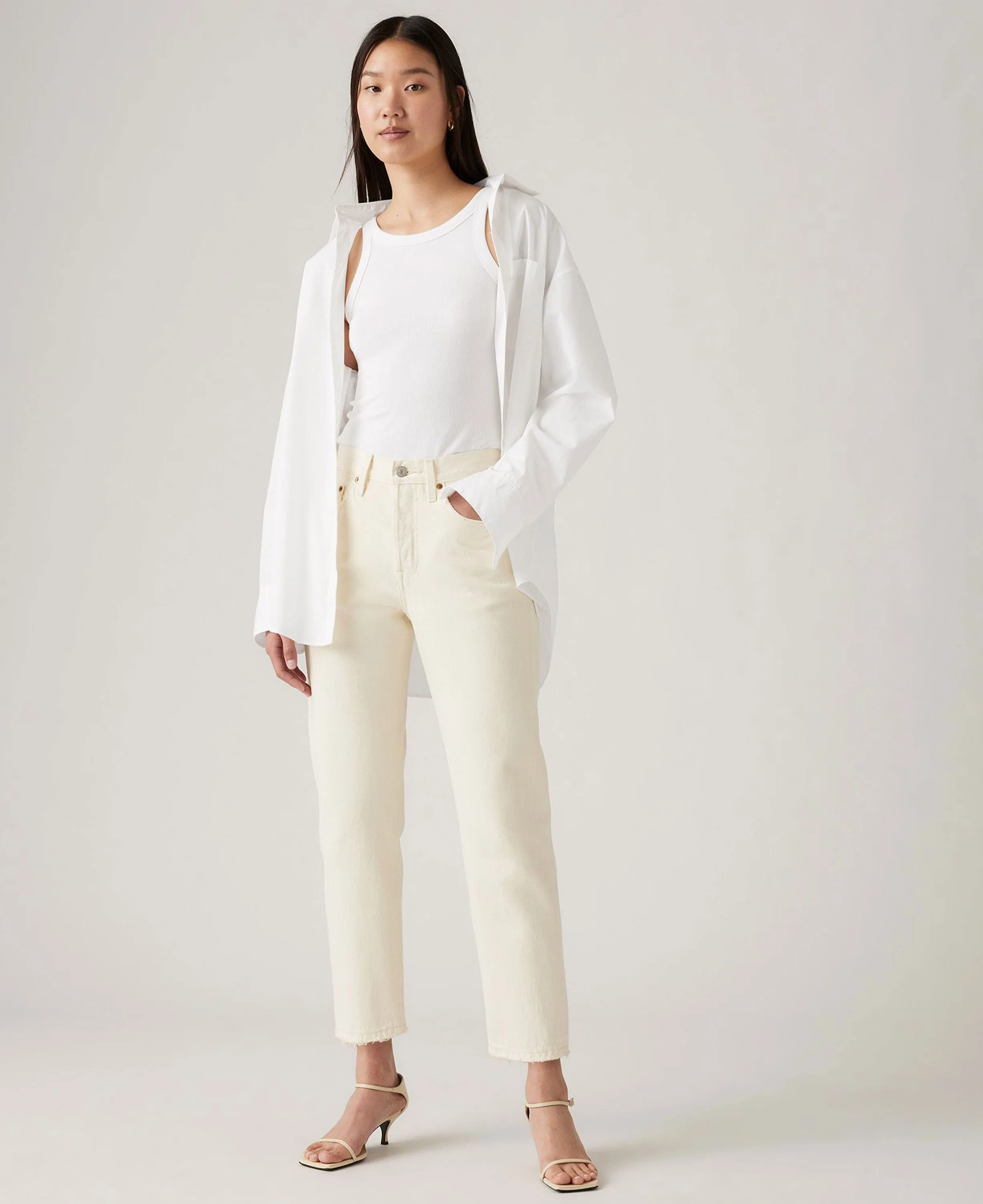501® Crop - Ecru Booper No Damage Whites