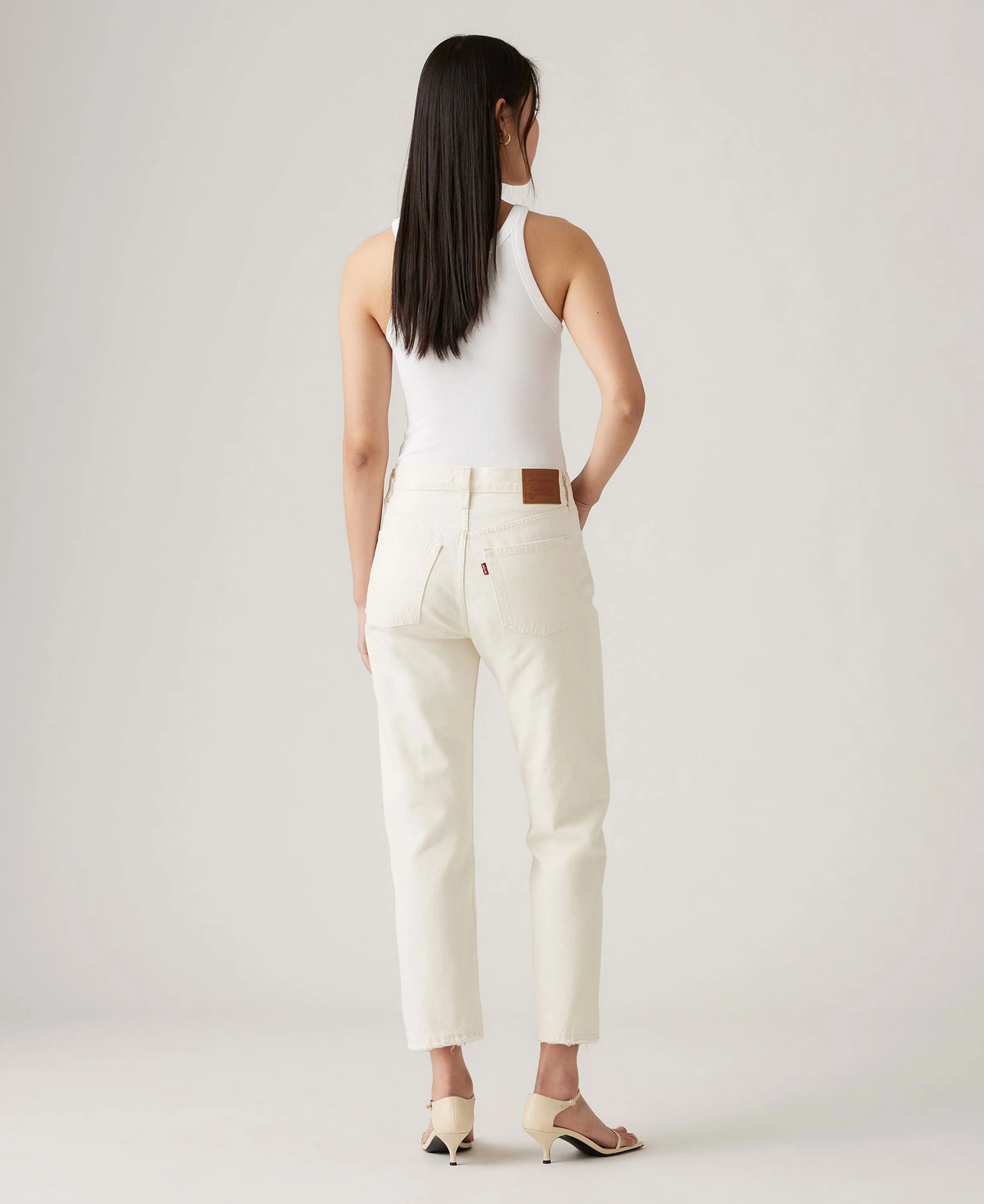 501® Crop - Ecru Booper No Damage Whites