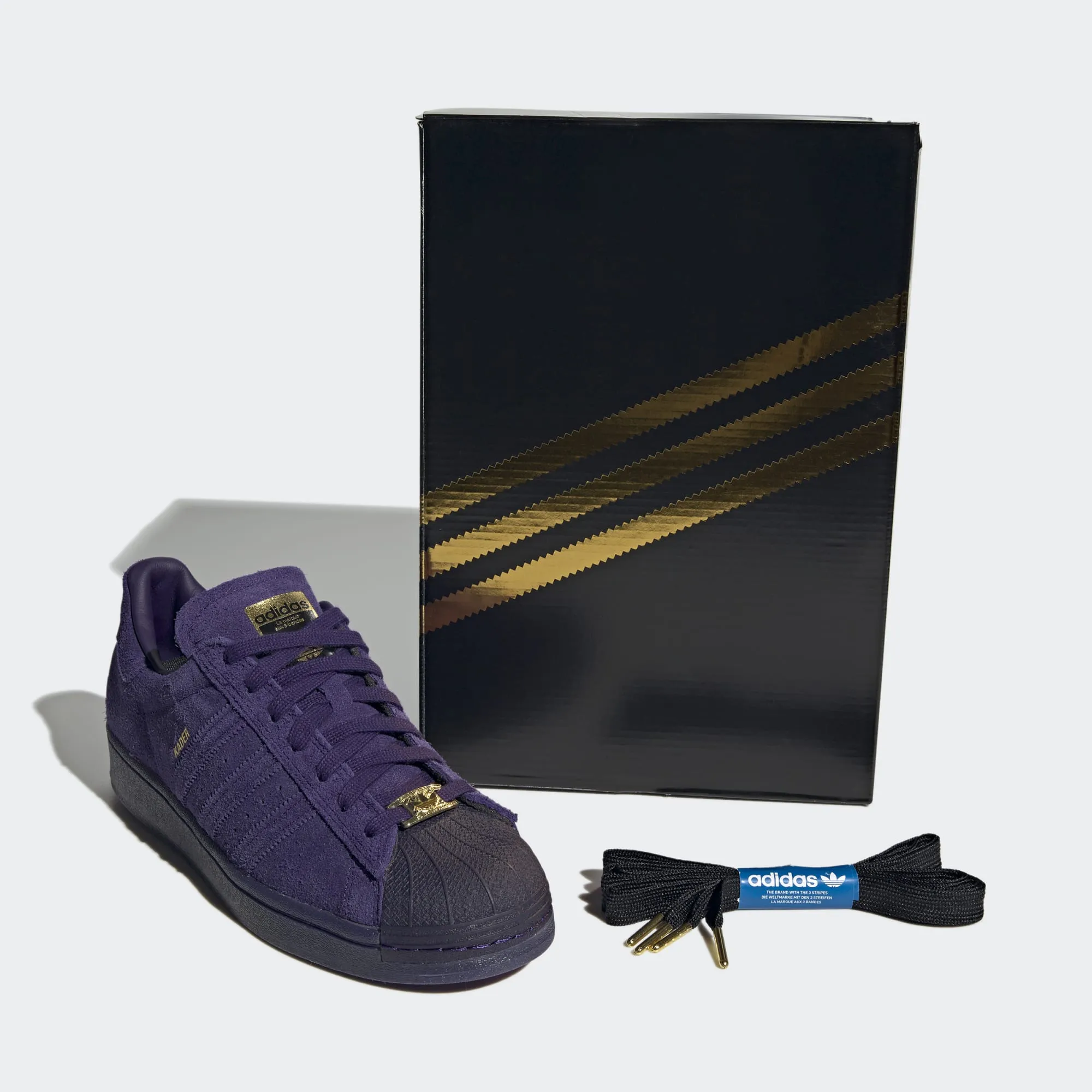 Adidas Kader Superstar ADV - Dark Purple/Gold Metallic