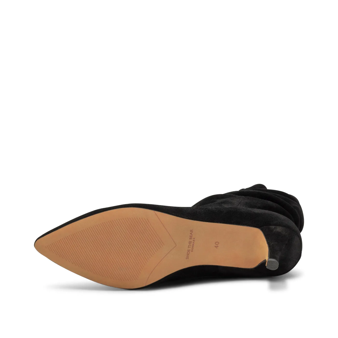 Agnete boot suede - BLACK