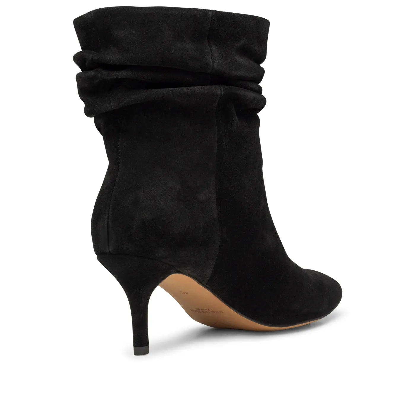Agnete boot suede - BLACK
