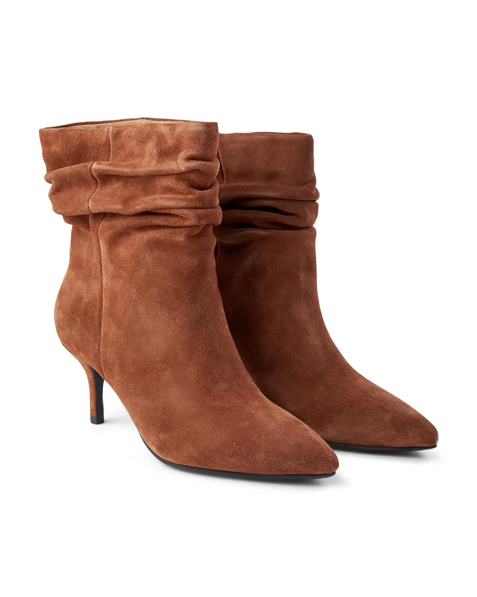 Agnete boot suede - BROWN