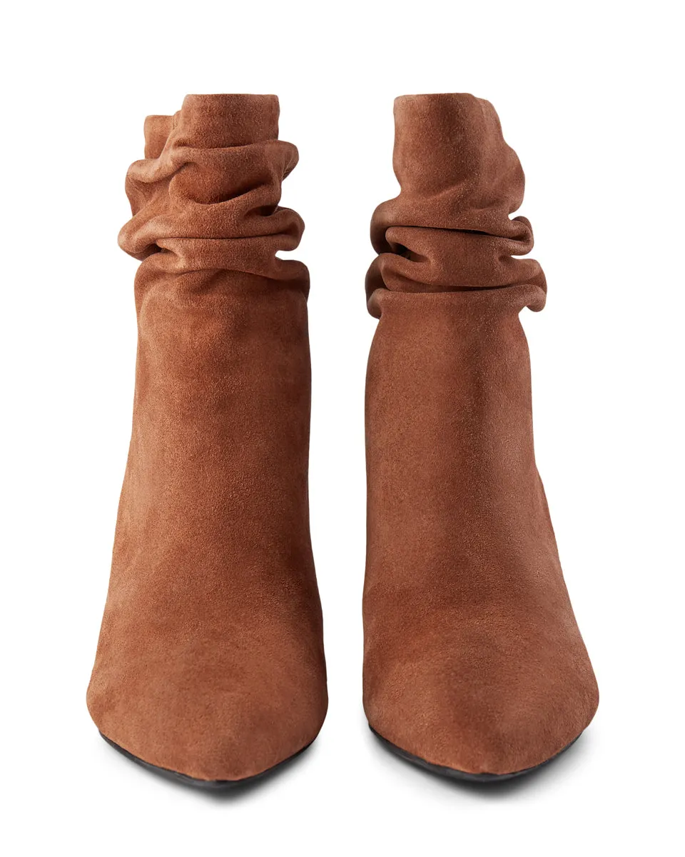 Agnete boot suede - BROWN