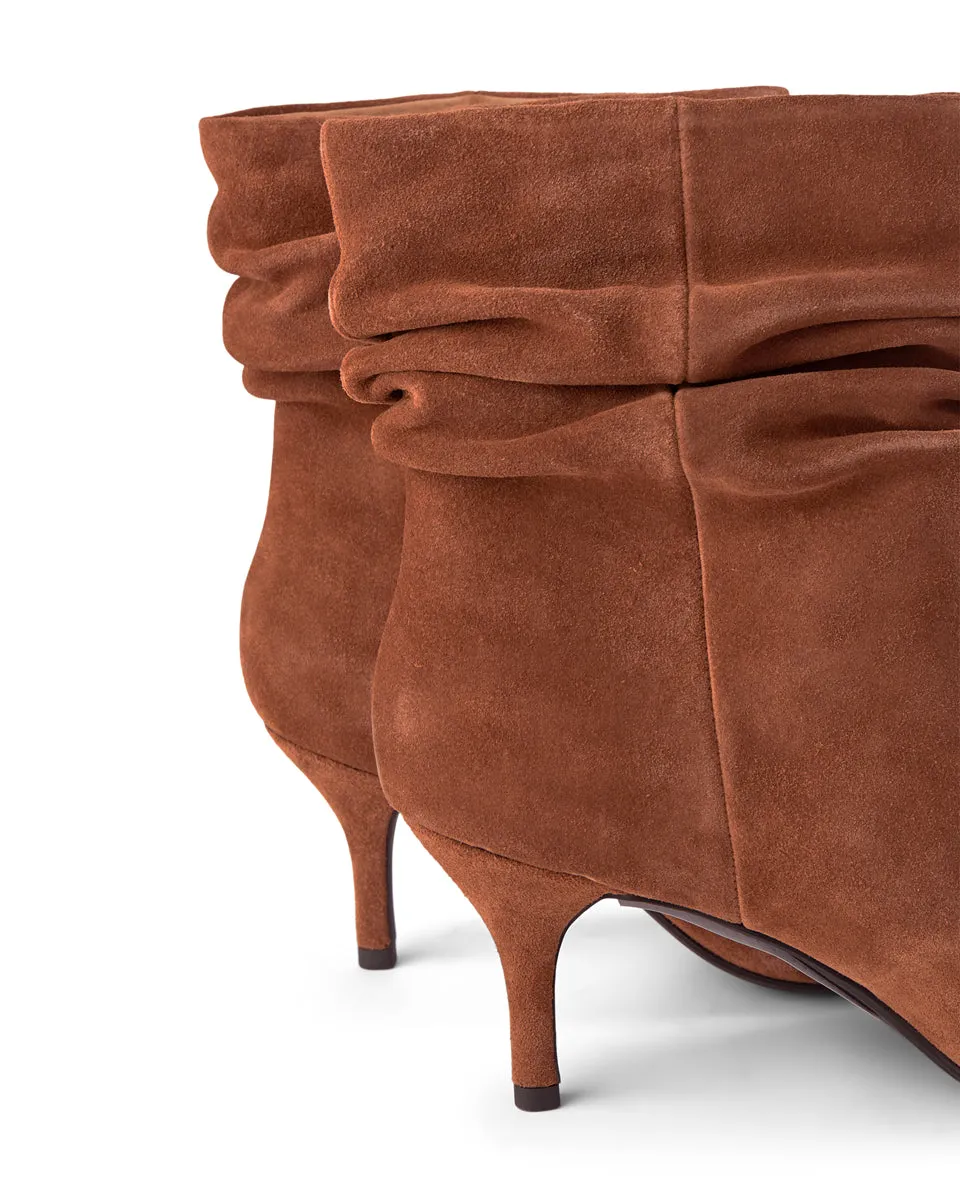 Agnete boot suede - BROWN