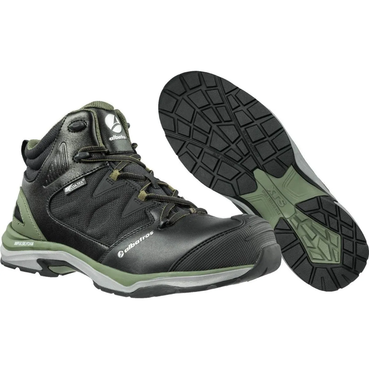 Albatros Ultratrail Olive CTX S3 Trainer Safety Boots Mens