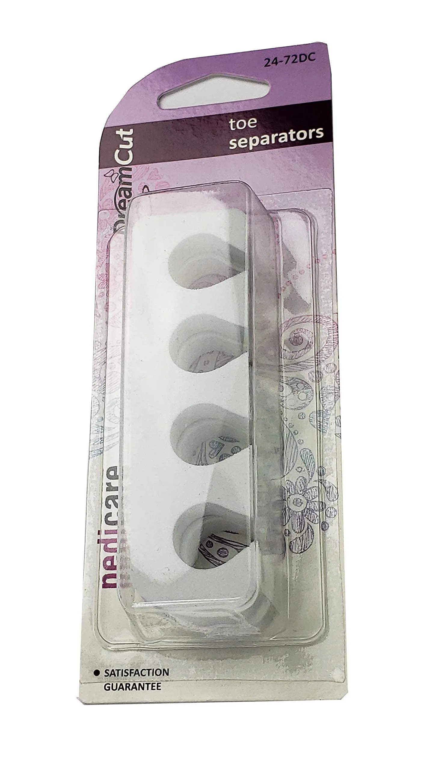 Anatomical Toe Separators, Straighteners & Spacers For Fitness and Wellness Use Correct Your Toes Naturally Great for Pedicure, Bunion Corrector & Yoga by DreamCut