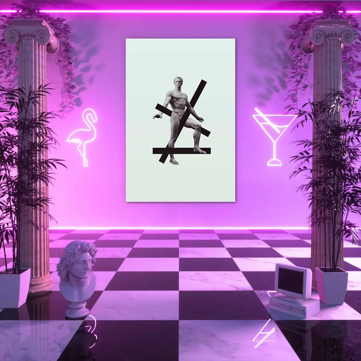 Angular Aesthetic Poster