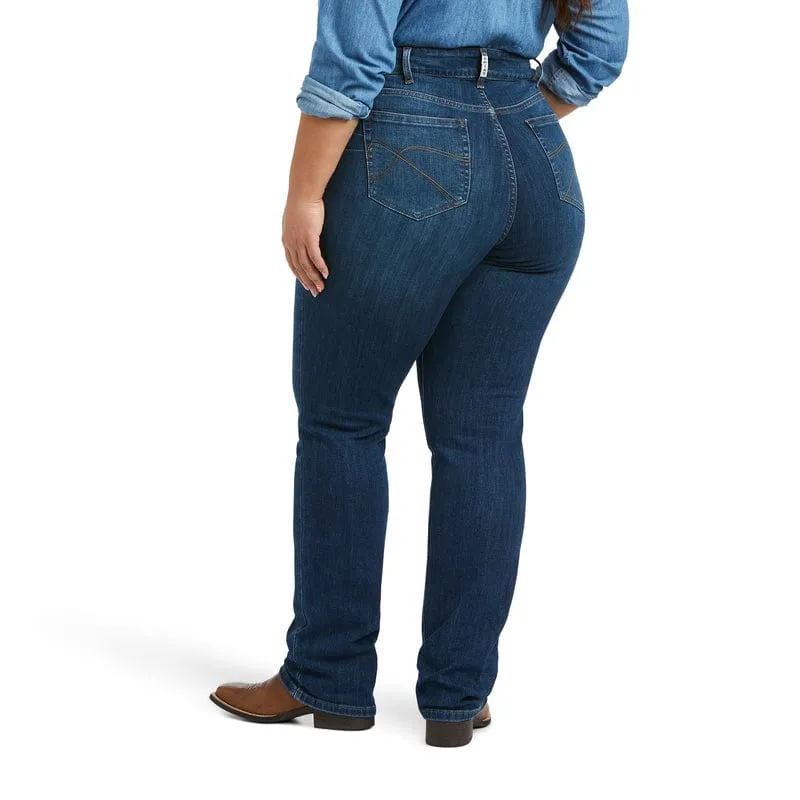 Ariat Women's REAL Candice Mid Rise Straight Leg Jeans 10039608