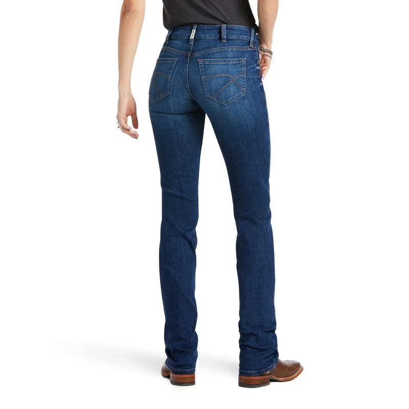 Ariat Women's REAL Candice Mid Rise Straight Leg Jeans 10039608