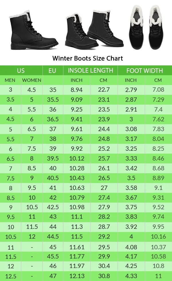 ASL Hand Sign Winter Boots