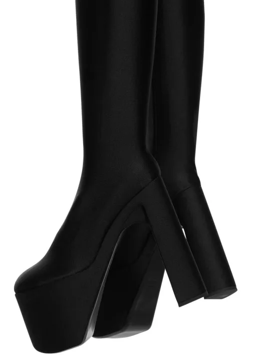 Balenciaga   Camden high waist stretch pantaleggings 