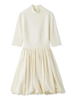 Balloon Docking Mini Knit Dress