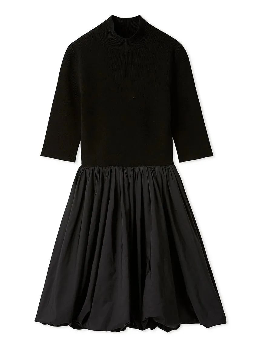 Balloon Docking Mini Knit Dress