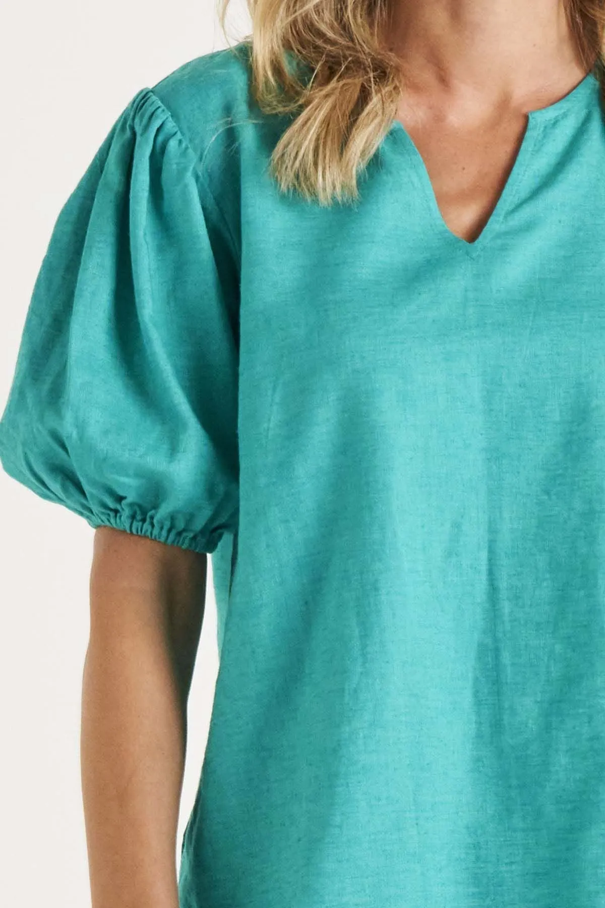 Betty Basics Alba Blouse in Teal
