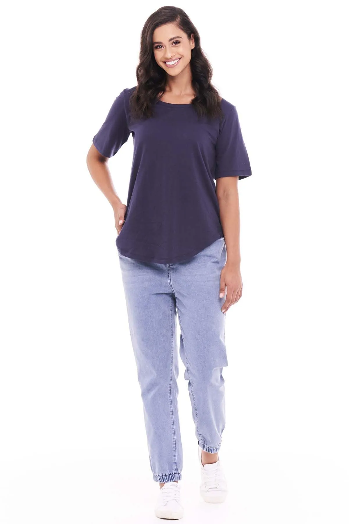 Betty Basics Ariana Tee in Navy