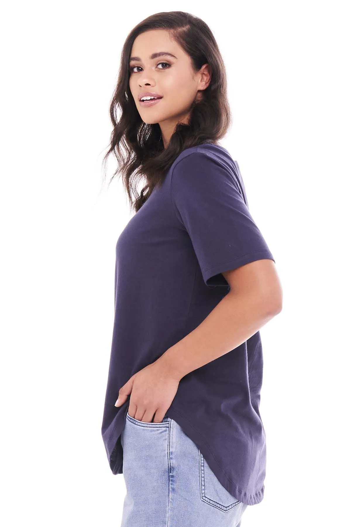 Betty Basics Ariana Tee in Navy