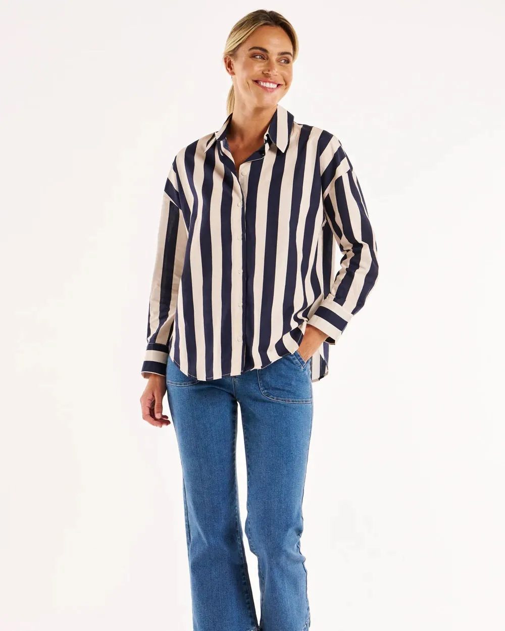 Betty Basics Stripe Shirt