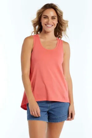 Betty Basics Zoe Tank in Strawberry