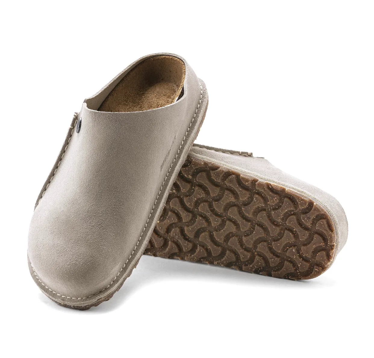 Birkenstock Zermatt Premium Suede Stone Coin Clog Removable Footbed Made In Germany