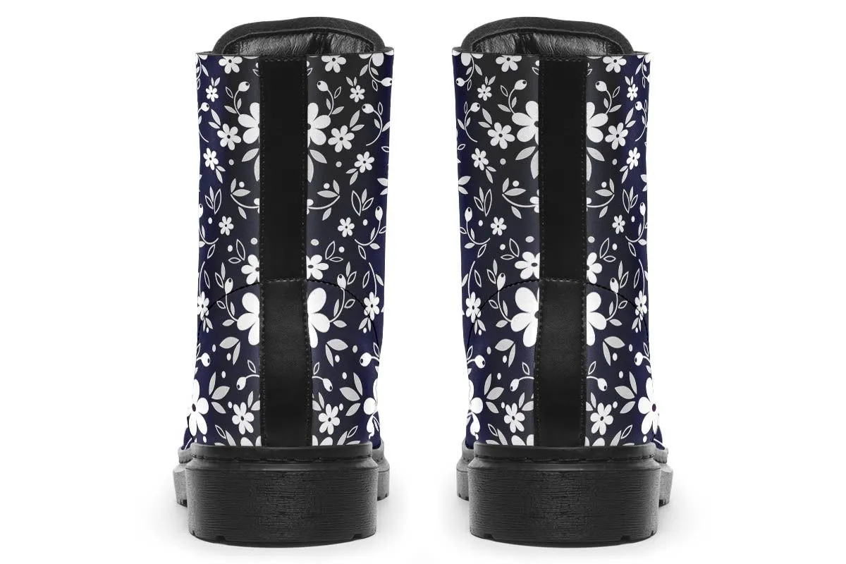 Black And White Flowers
