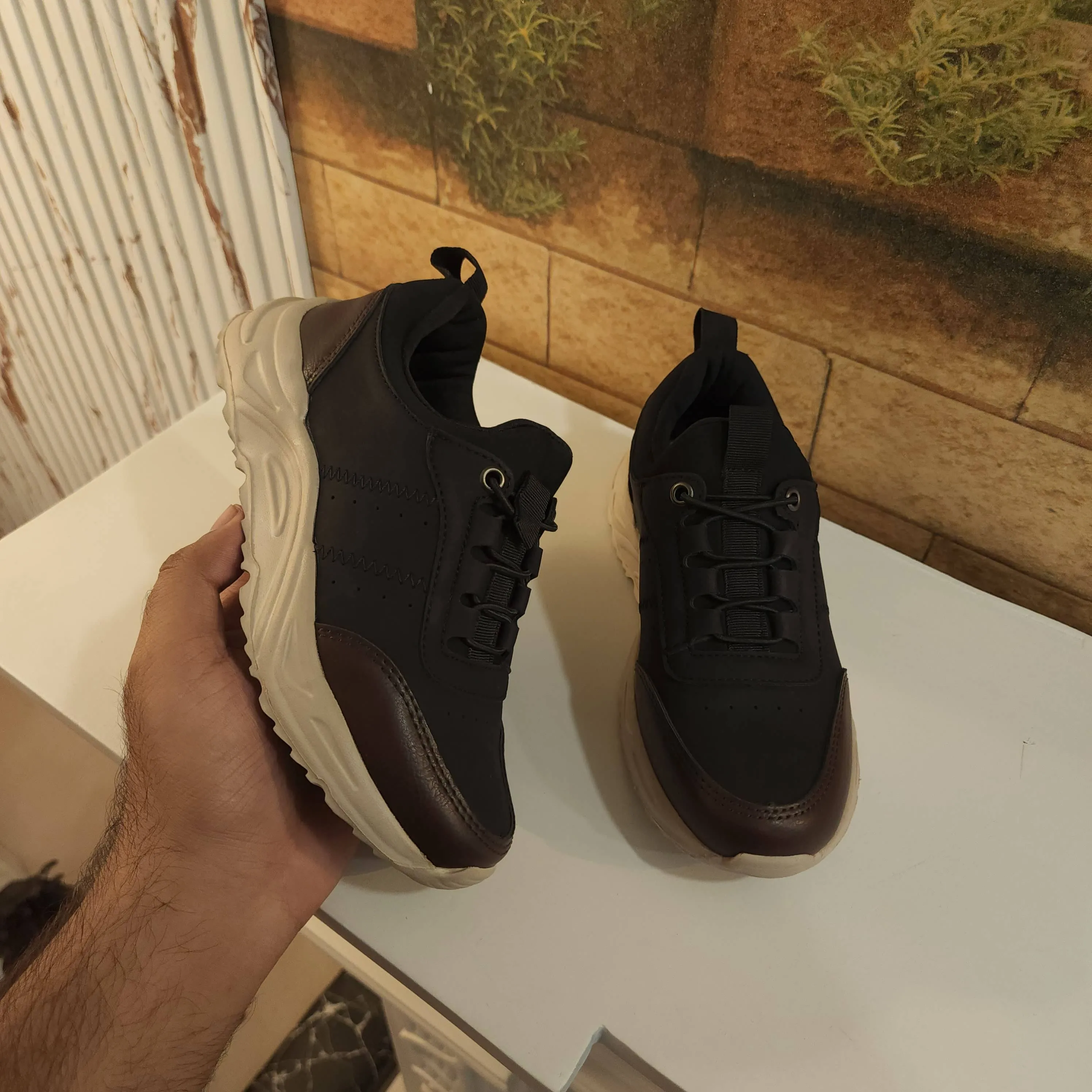 Black Laces Casual Shoes