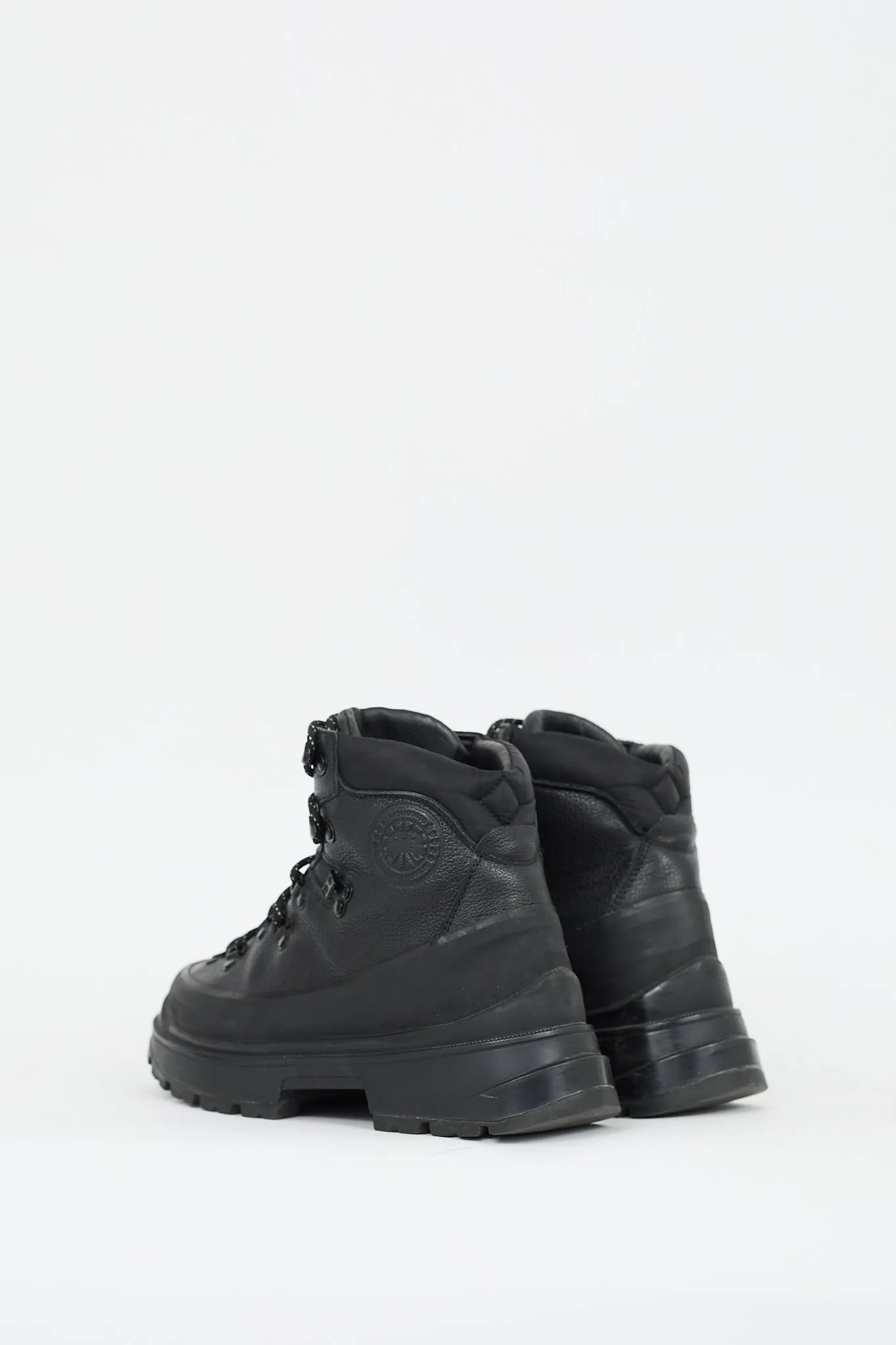 Black Leather Journey Hiking Boot