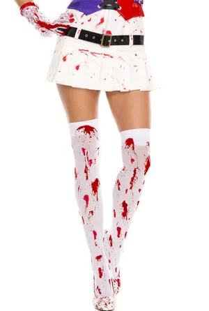 Bloody thigh high