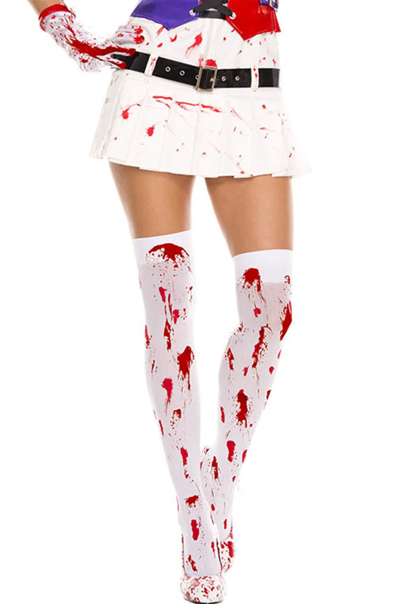 Bloody thigh high