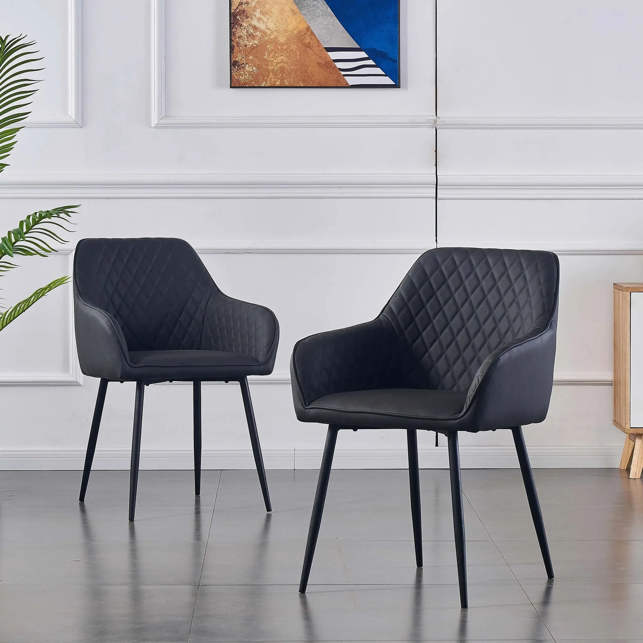 Bronx Dining Chair - High arm rest - set of 2