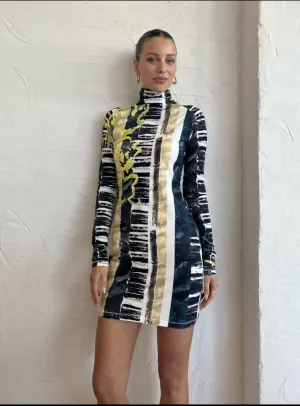 Camilla And Marc Jules Printed Mini Dress