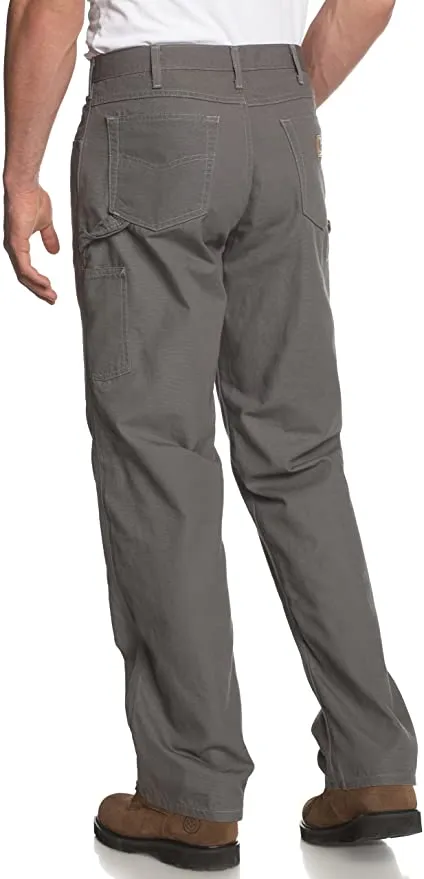 Carhartt Men's Loose Fit Five Pocket Canvas Carpenter Pant B159, Charcoal, 30W X 32L