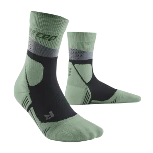 CEP | Max Cushion Compression Mid Cut Socks | Women's | Grey/Mint