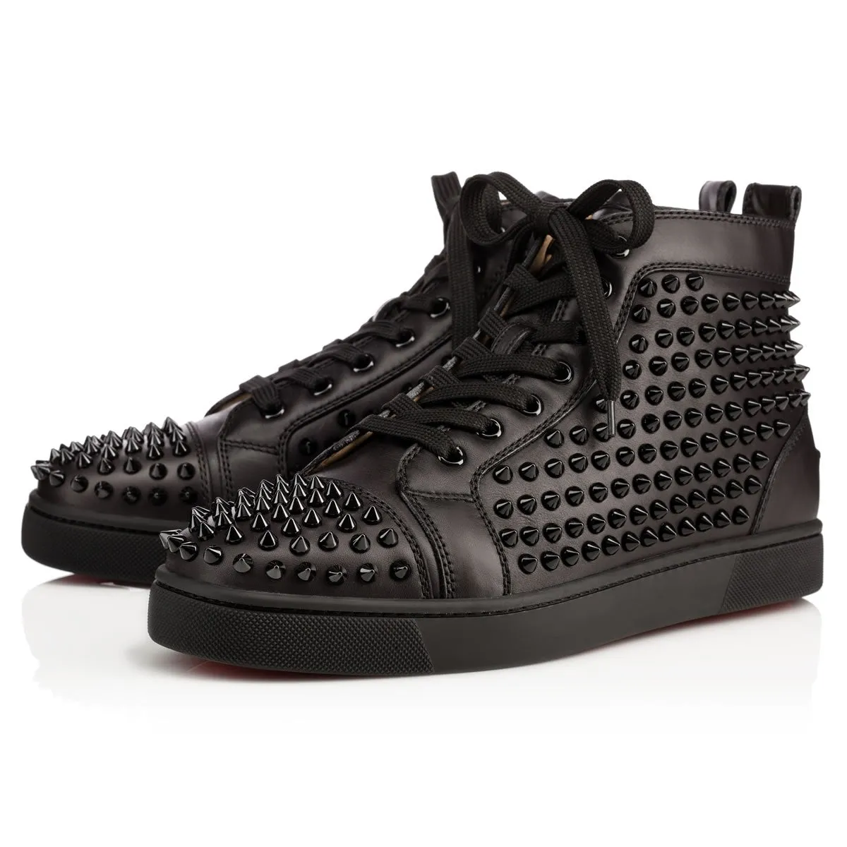 Christian Louboutin Skateboarding Men Sneakers, black