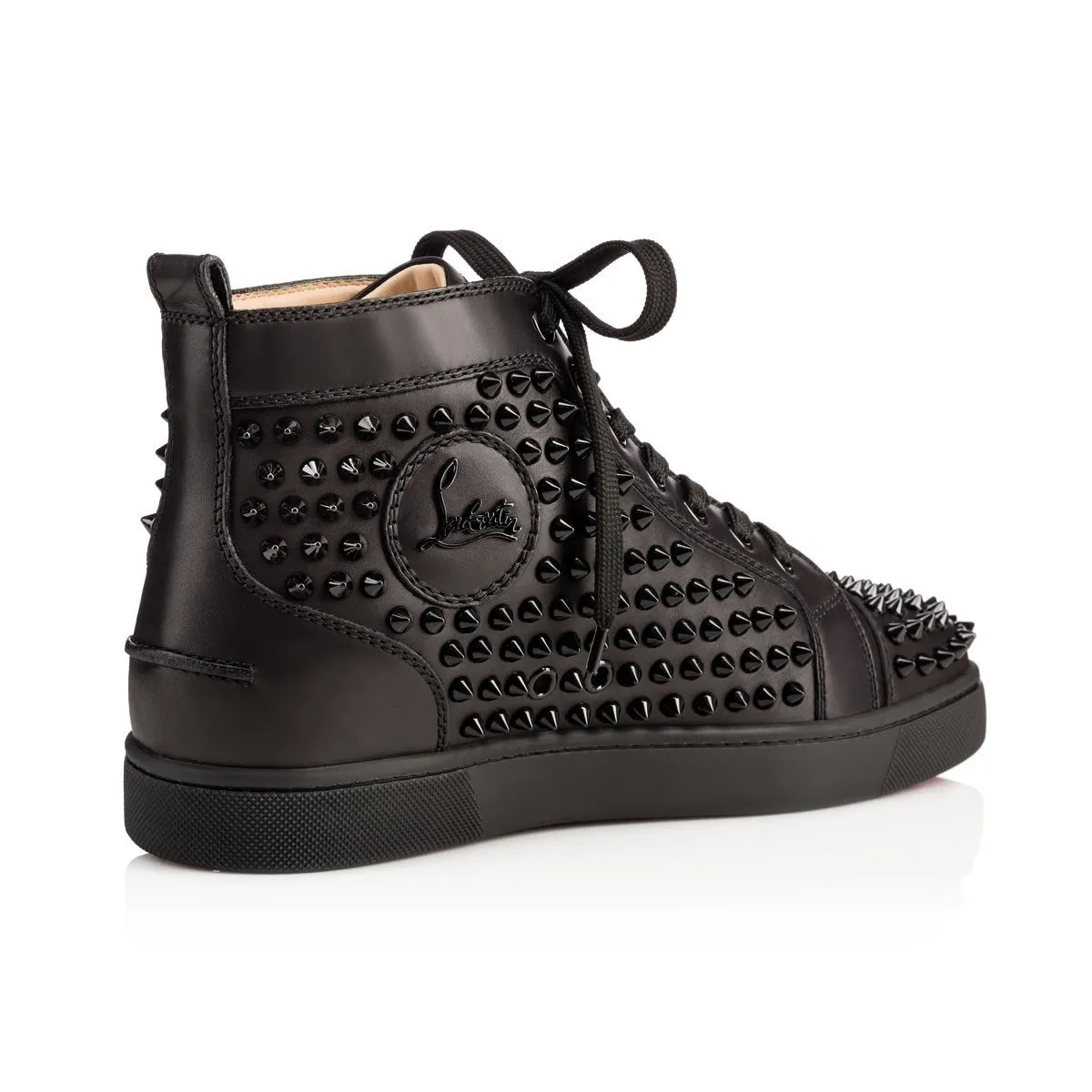 Christian Louboutin Skateboarding Men Sneakers, black