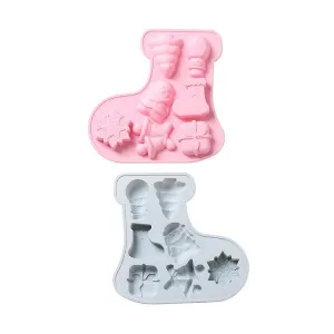 Christmas Characters Silicone Boots Mould