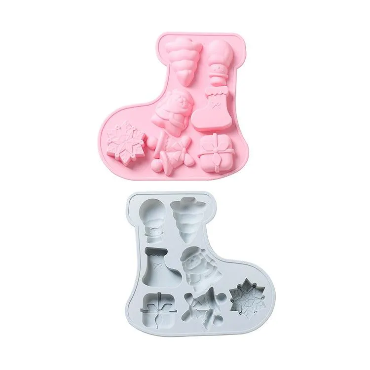 Christmas Characters Silicone Boots Mould