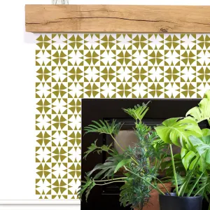 Clover Tile Repeat Stencil