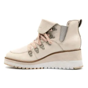 Cole Haan Zerogrand Wedge Ankle Boots Leather White Colour For Women