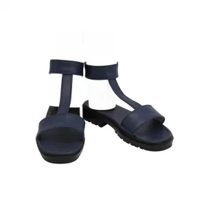 Comics JoJo's Bizarre Adventure Ticano Black Cosplay Shoes Boots Custom Made for Adult Men and Women Halloween Carnival