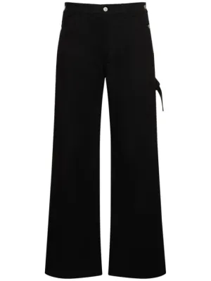 Courreges   Sailor cotton denim jeans 